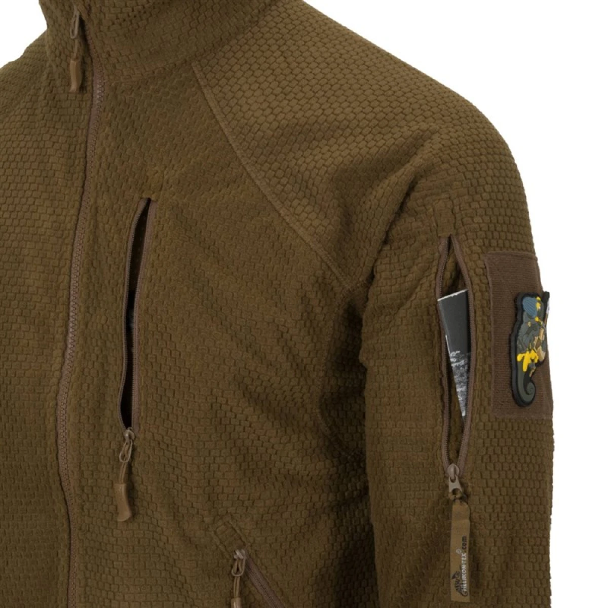 HELIKON TEX Alpha Tactical Jacket - Grid Fleece Foliage Green - XLarge Regular
