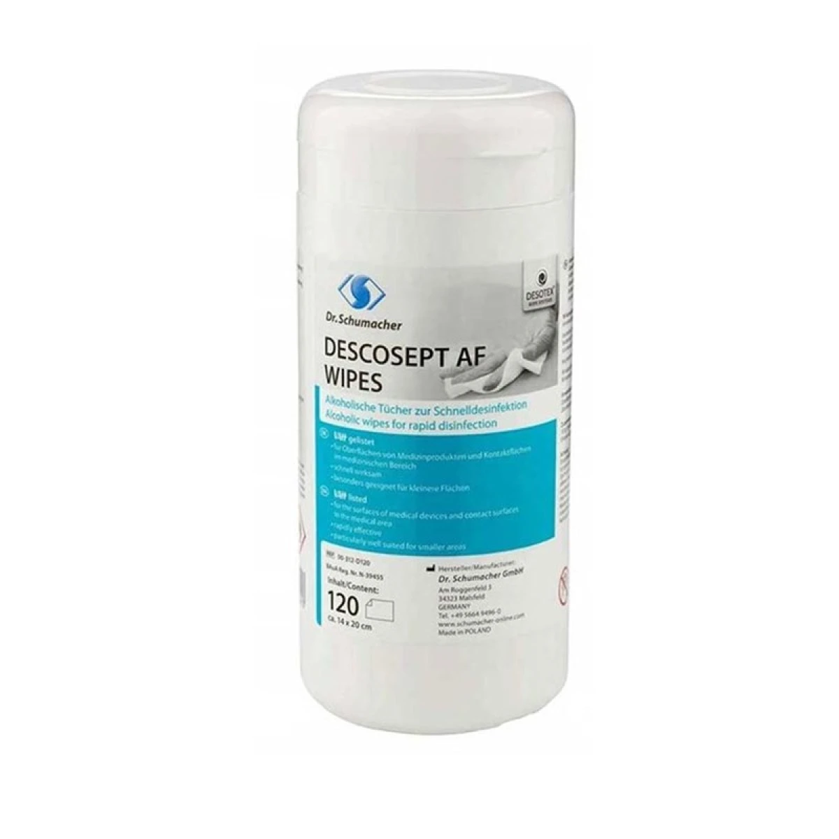 Dr.Schumacher Cleanisept Wipes Maxi Mendil 100 Yaprak + Descosept Af Wipes Mendil 120'li