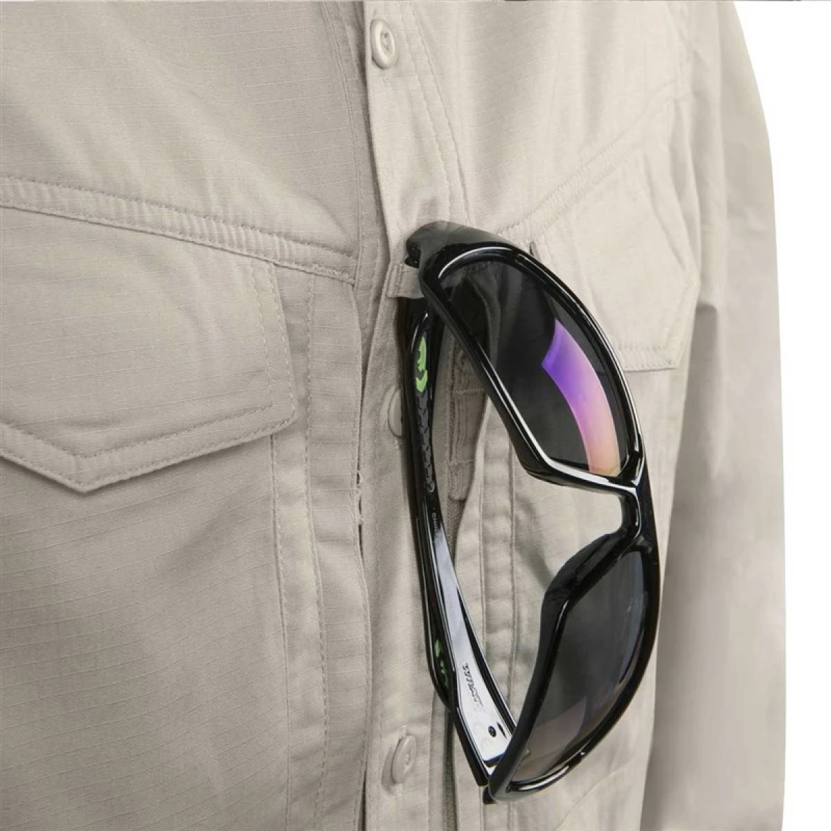 HELIKON TEX Defender Mk2 Shirt Long Sleeve - Polycotton Ripstop KHAKI - L