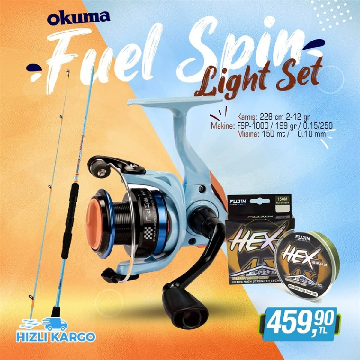 Okuma Fuelspin Light Spin Set