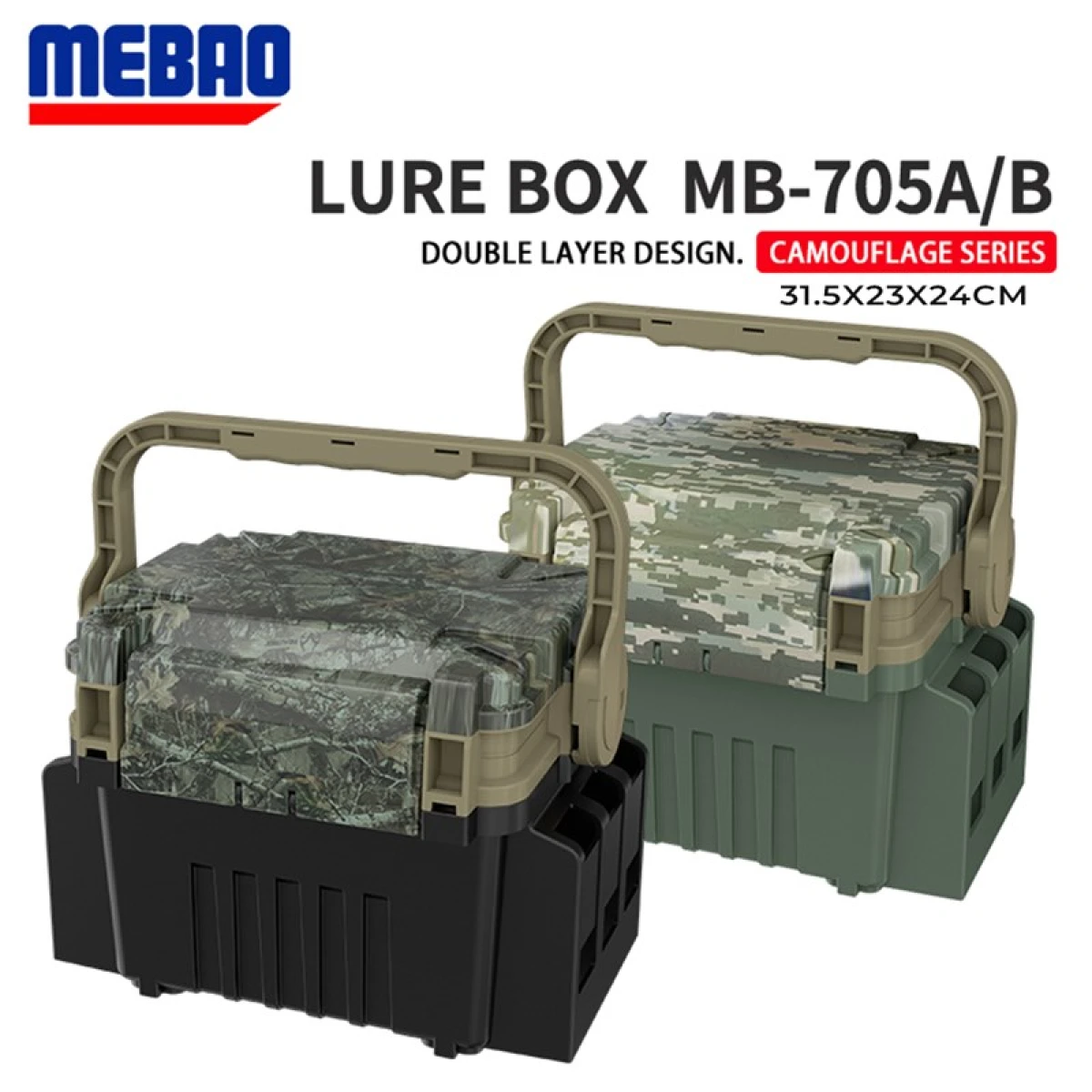 MEBAO Balıkçı Çantası Orman Kamuflaj MBLB1047FC