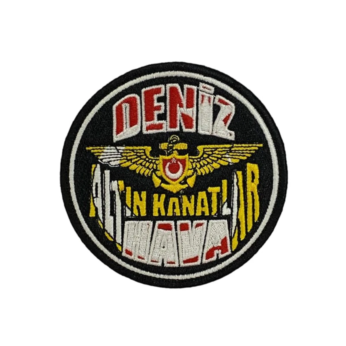 HEADSHOT Nakış İşleme Arma Patch (Peç) Altın Kanatlar