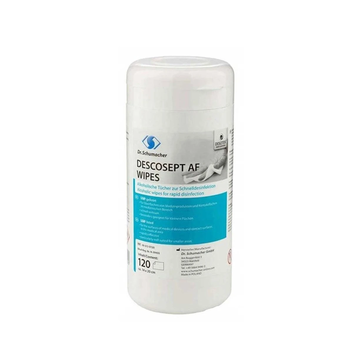 Dr.Schumacher Aseptoman Dezenfektan 1lt + Descosept Af Wipes Mendil 120'li +2x 100 Ml Şişe
