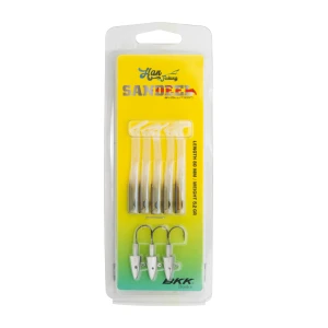 HANFISH Sandeel 8 cm 5.2 gr 5+3 Silikon Yem SL-808 Silver Bait
