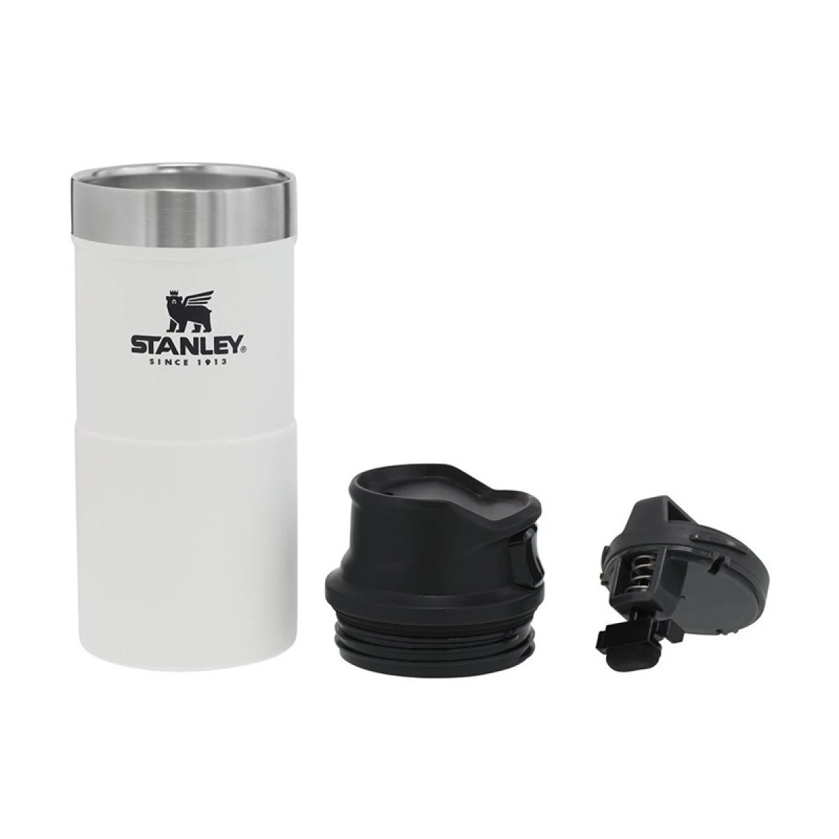 Stanley Klasik Trigger-Action Seyahat Bardağı 0,35 Lt - Beyaz