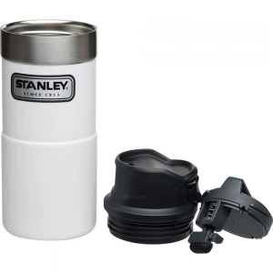 STANLEY One-Hand 2.0 Çelik Termos Bardak 0,35 LT Beyaz