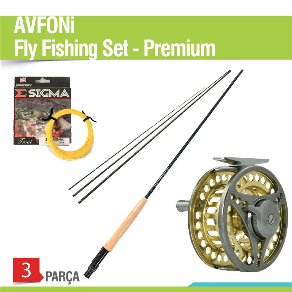 AVFONİ Fly Fishing Set - Premium