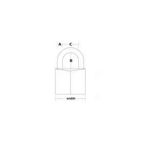 MASTER LOCK 9150DBLKLH Asma Kilit