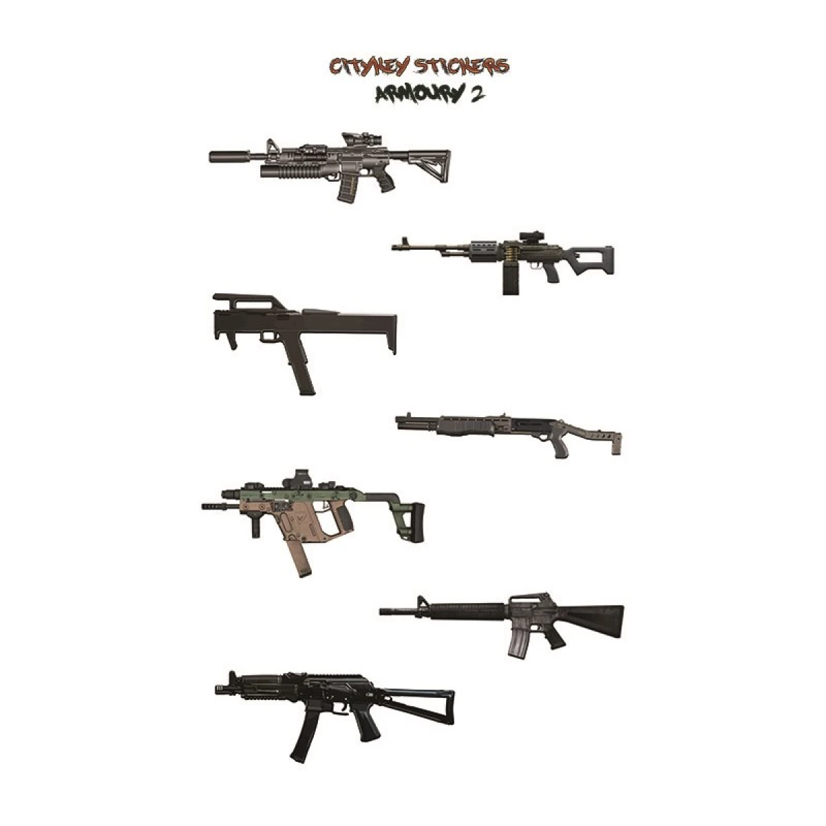 CITYKEY STICKERS Armoury 2 Serisi Sticker