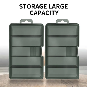 MEBAO 5 Bölmeli Gri Şeffaf Organizer M MBLB1016GRY