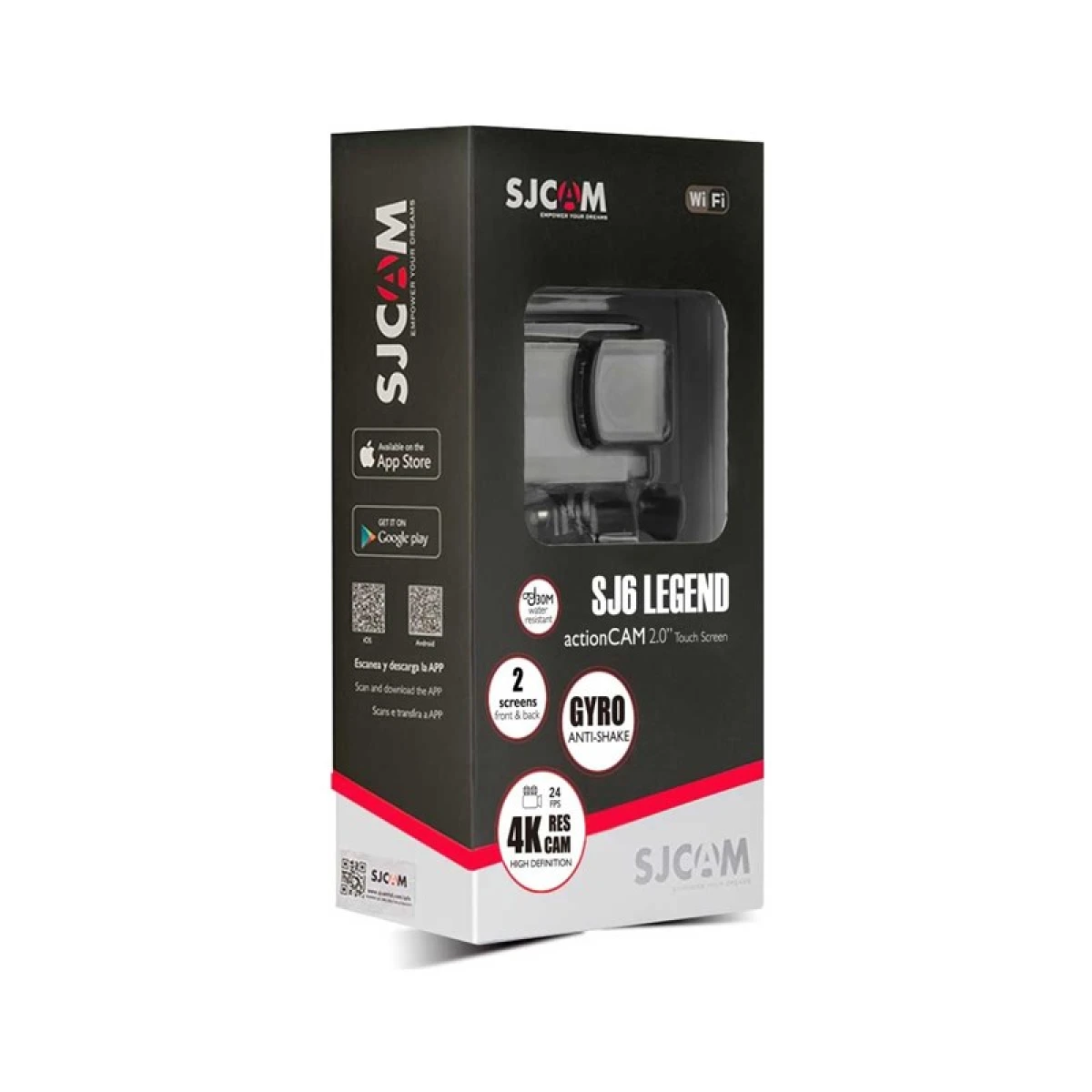 SJCAM SJ6 Legend 4K Aksiyon Kamerası - Siyah