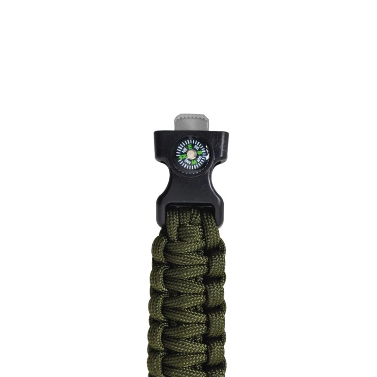 NURGAZ Magnezyumlu Pusulalı Paracord Bileklik Yeşil NG PİB-Y
