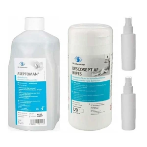 Dr.Schumacher Aseptoman Dezenfektan 1lt + Descosept Af Wipes Mendil 120'li +2x 100 Ml Şişe