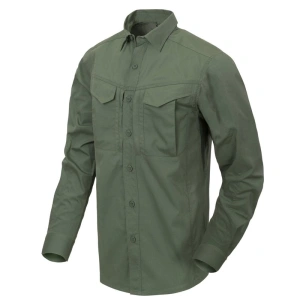 HELIKON TEX Defender Mk2 Shirt Long Sleeve - Polycotton Ripstop OLIVE GREEN - XL
