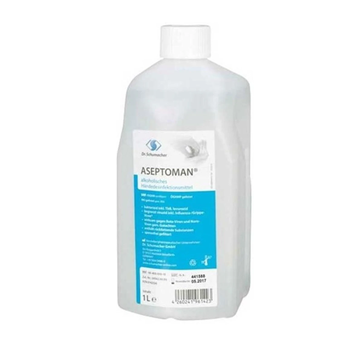 ECOLAB Oxywipe Mendil 100'lü + Aseptoman Dezenfektan 1lt + 2x 100ml Şişe