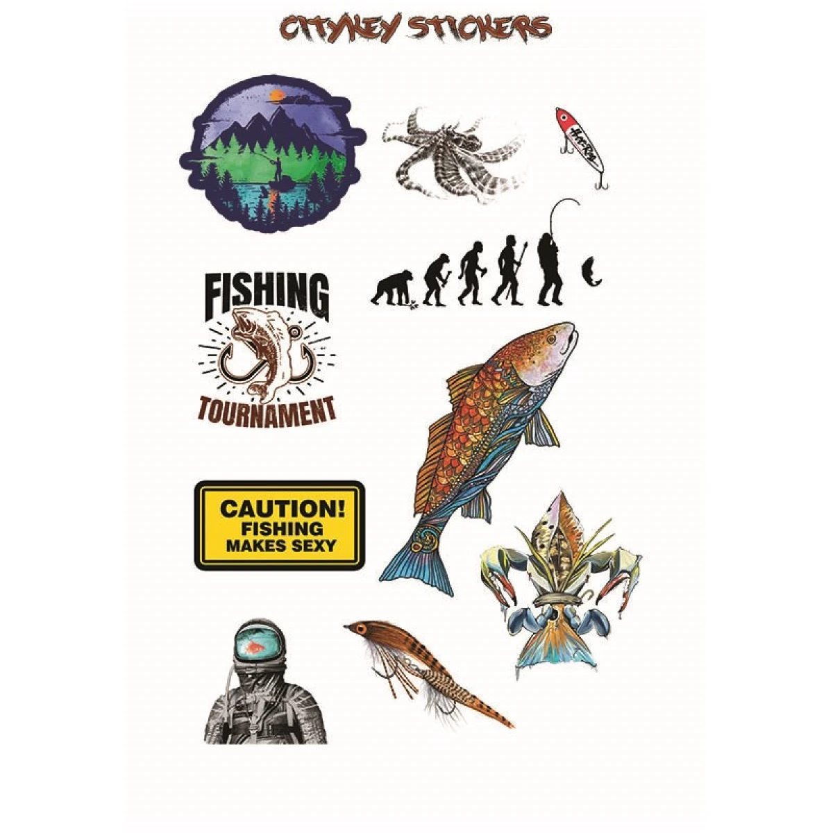 CITYKEY STICKERS Dizayn 2 Serisi Sticker