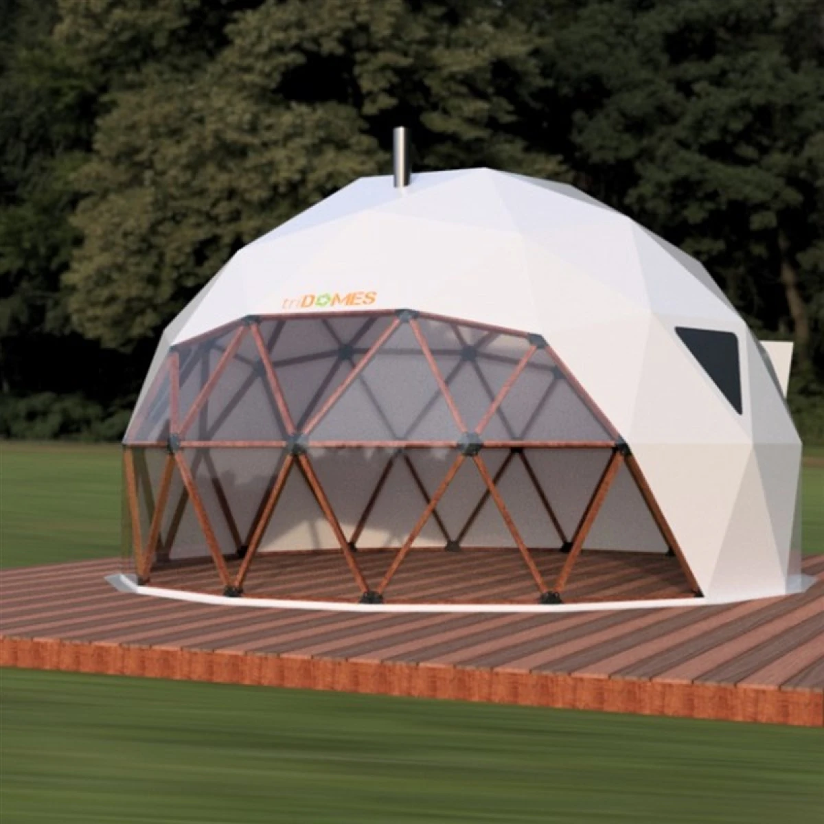 TRIDOMES D7 36m2 Kubbe Çadır