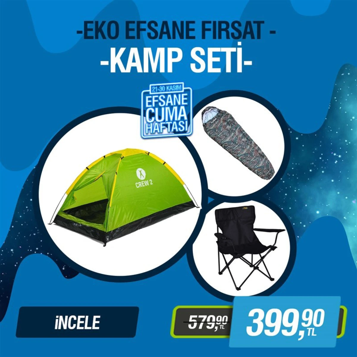 Eko Efsane Fırsat Kamp Seti