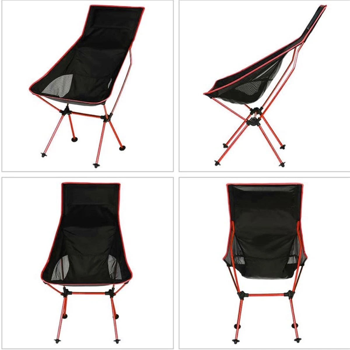 FUNKY CHAIRS Ultralight High 1180 gr Katlanır Kamp Sandalyesi Kırmızı