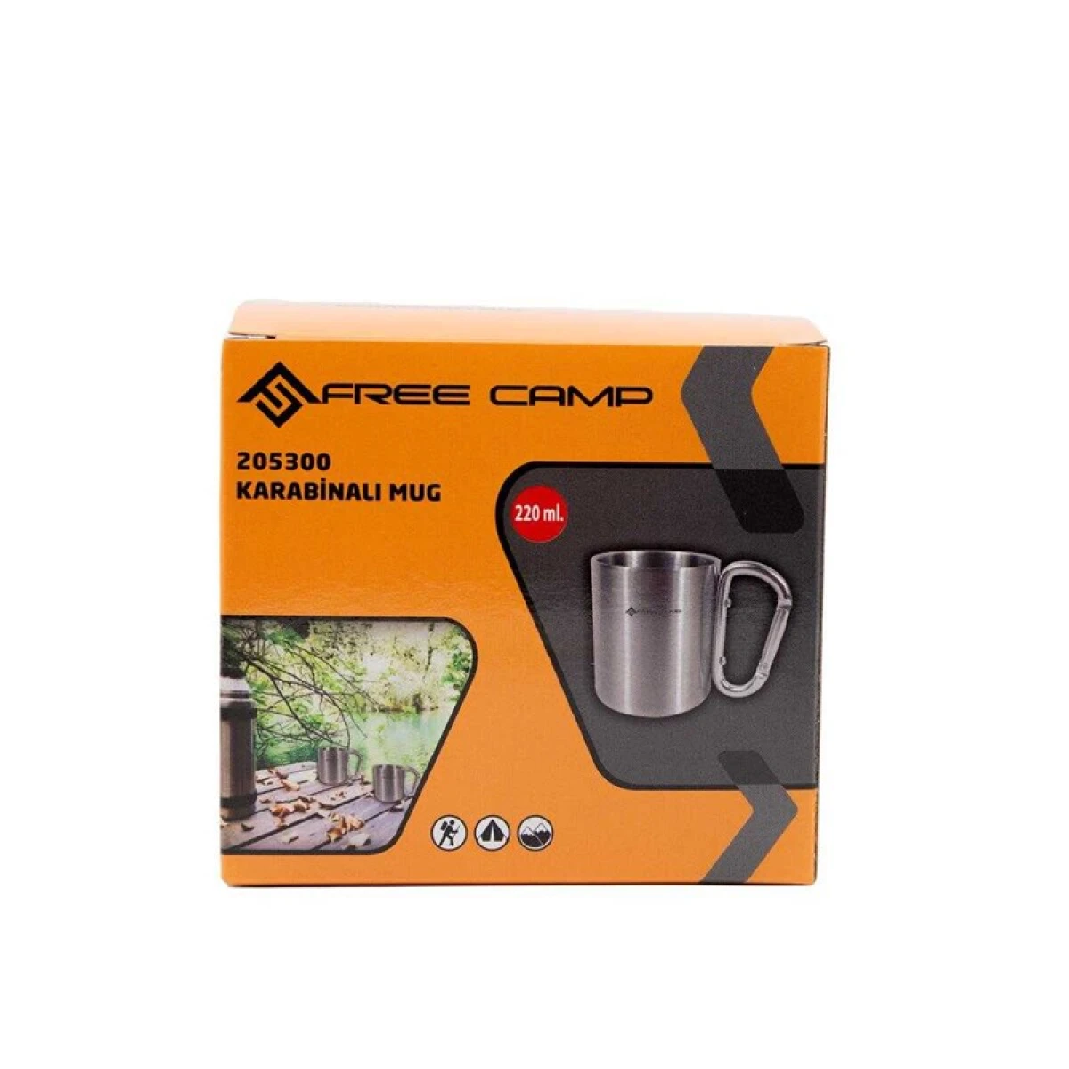 FREE CAMP Karabinalı Mug