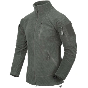 HELIKON TEX Alpha Tactical Jacket - Grid Fleece Foliage Green - XLarge Regular