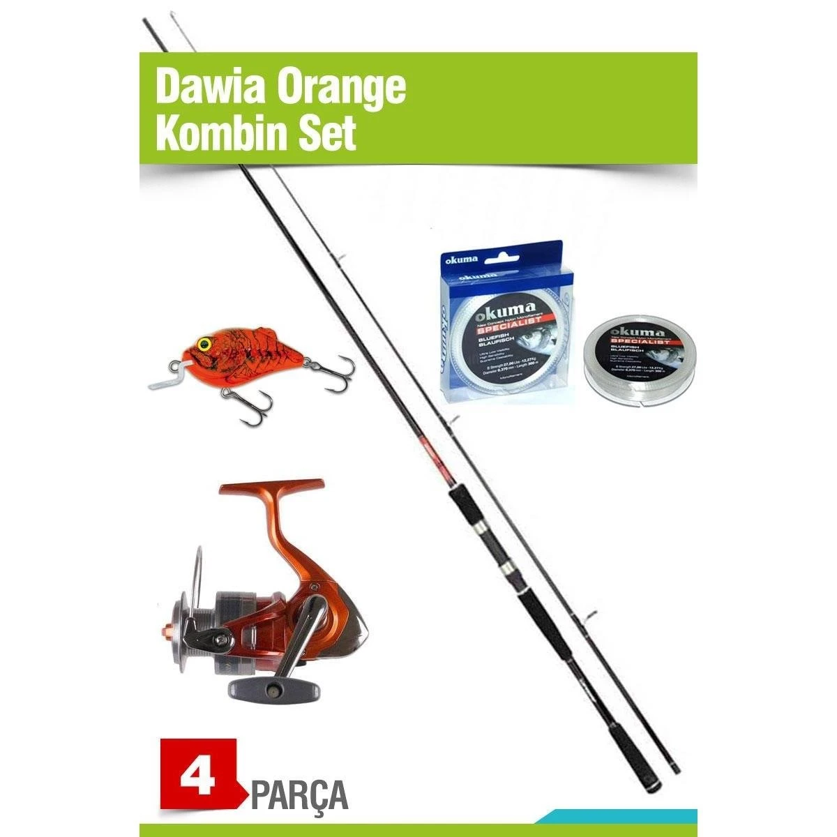 AVFONI Daiwa Orange Kombin Set