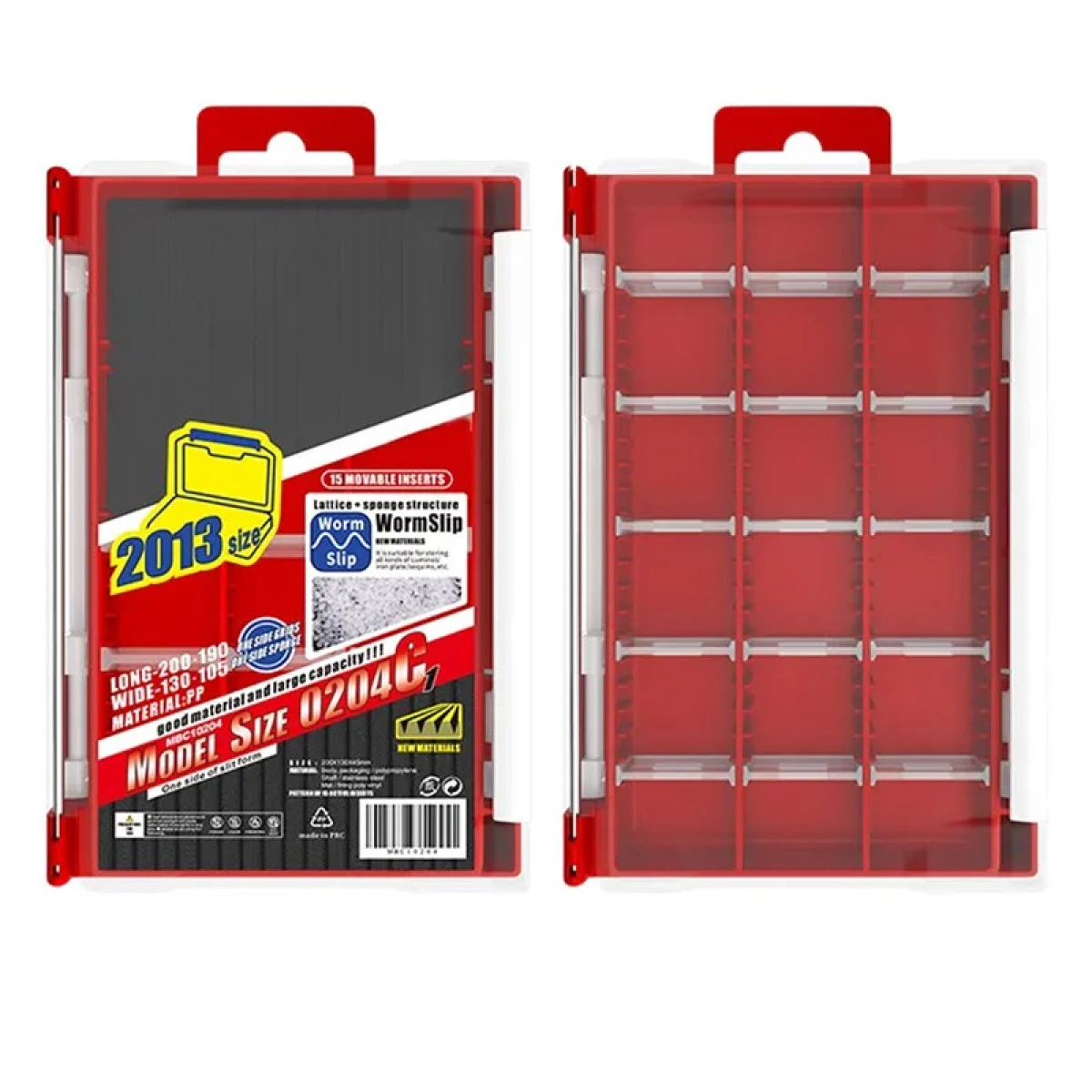 MEBAO Çift Taraflı Lrf Kutusu, Süngerli/Ayarlanabilir MBLB1008