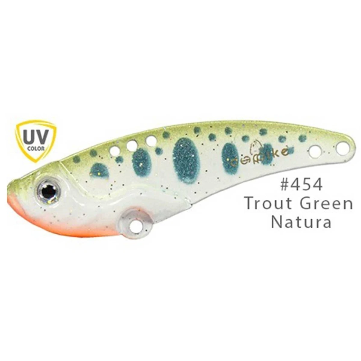 DEEPPIKE VIB Trout 4,5 cm 8 gr Jig Yem Green Natura UV