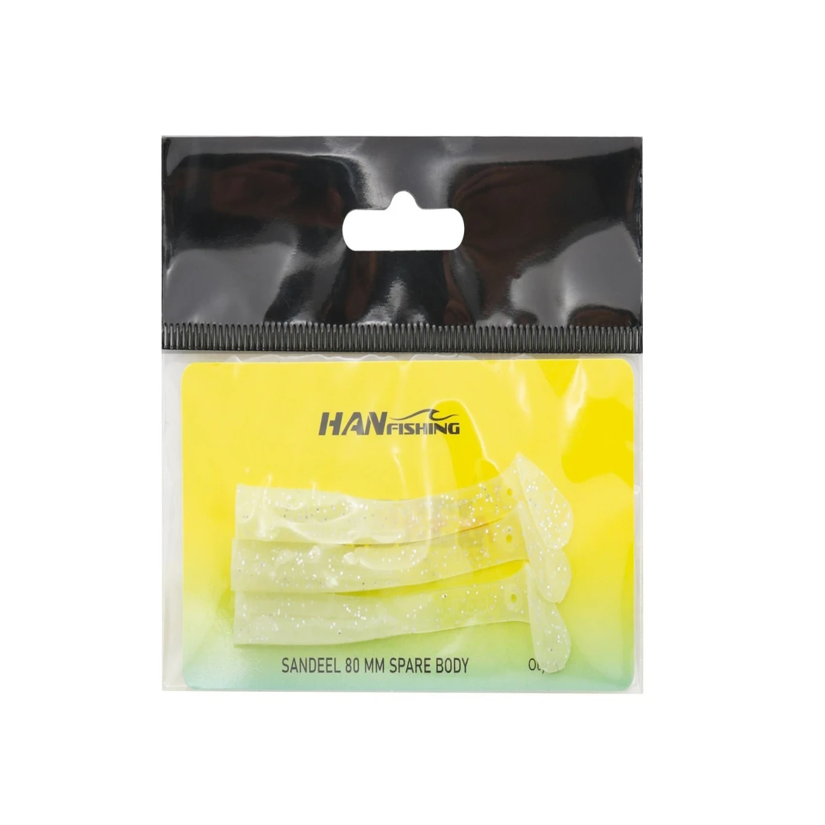 HANFISH Sandeel Yedek Gövde Silikon Yem Glow