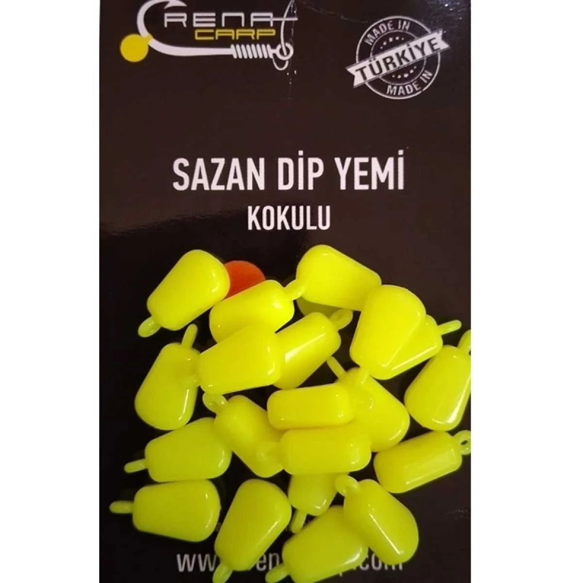 RENAT CARP Kokulu Halkalı Boncuk Boili Sazan Dip Yemi - Fosfor