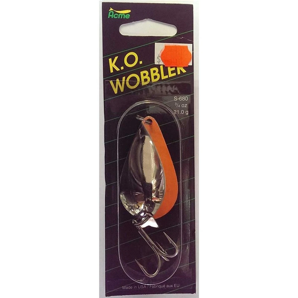 ACME K.O. WOBBLER S-680 3/4 OZ 21 GR KAŞIK YEM NFS