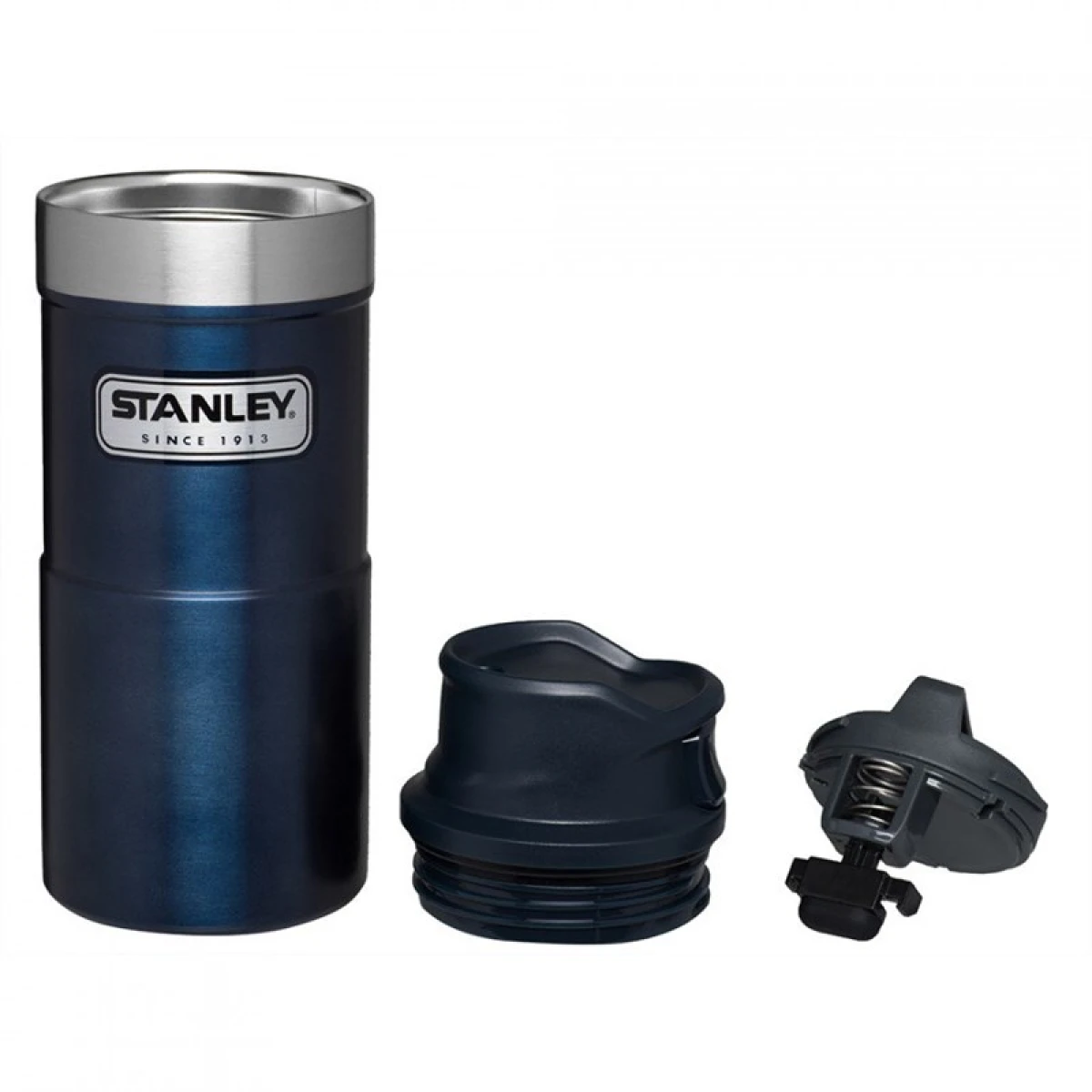 STANLEY One-Hand 2.0 Çelik Termos Bardak 0,35 LT Lacivert