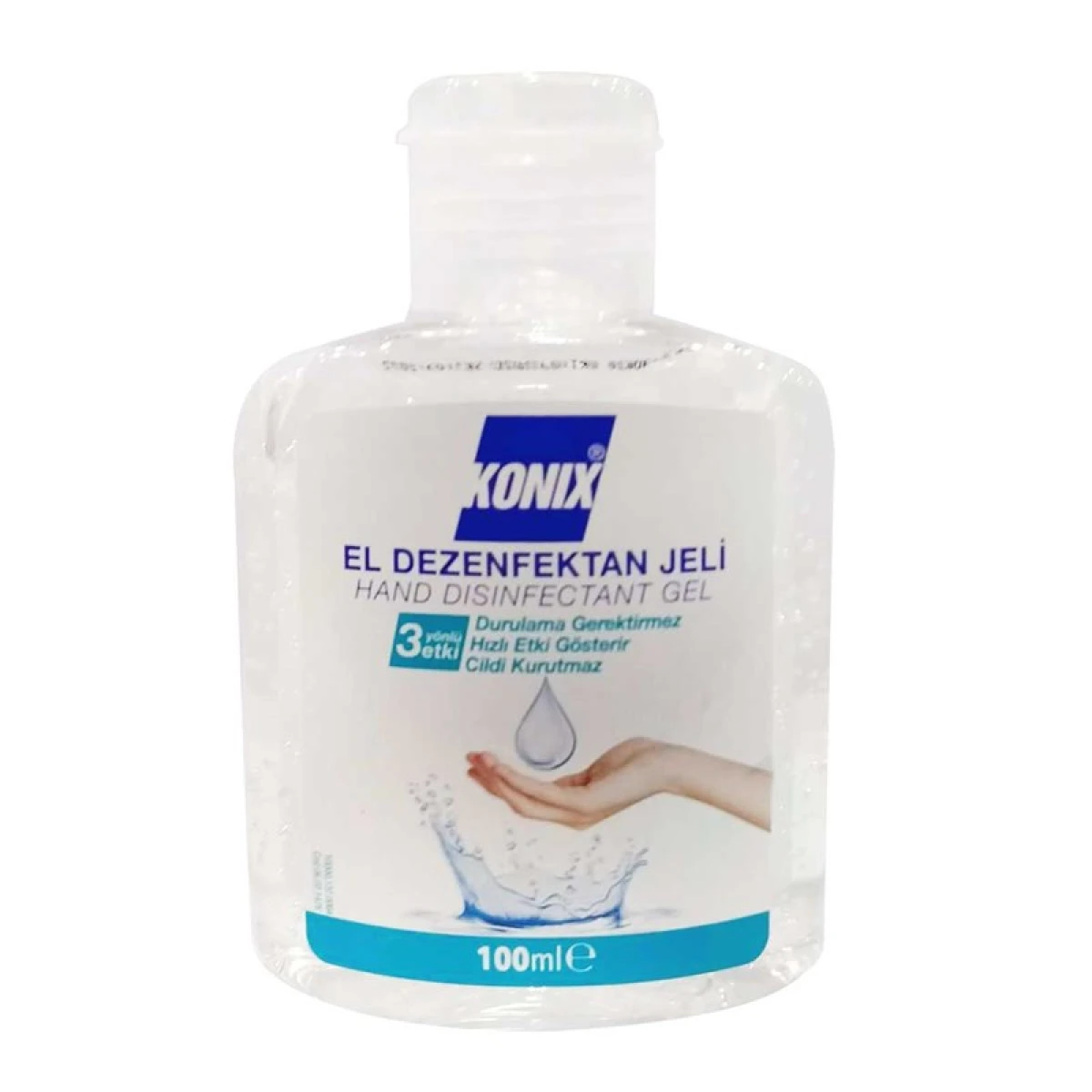 Konix Antibakteriyel Jel El Dezenfektanı 100 ml