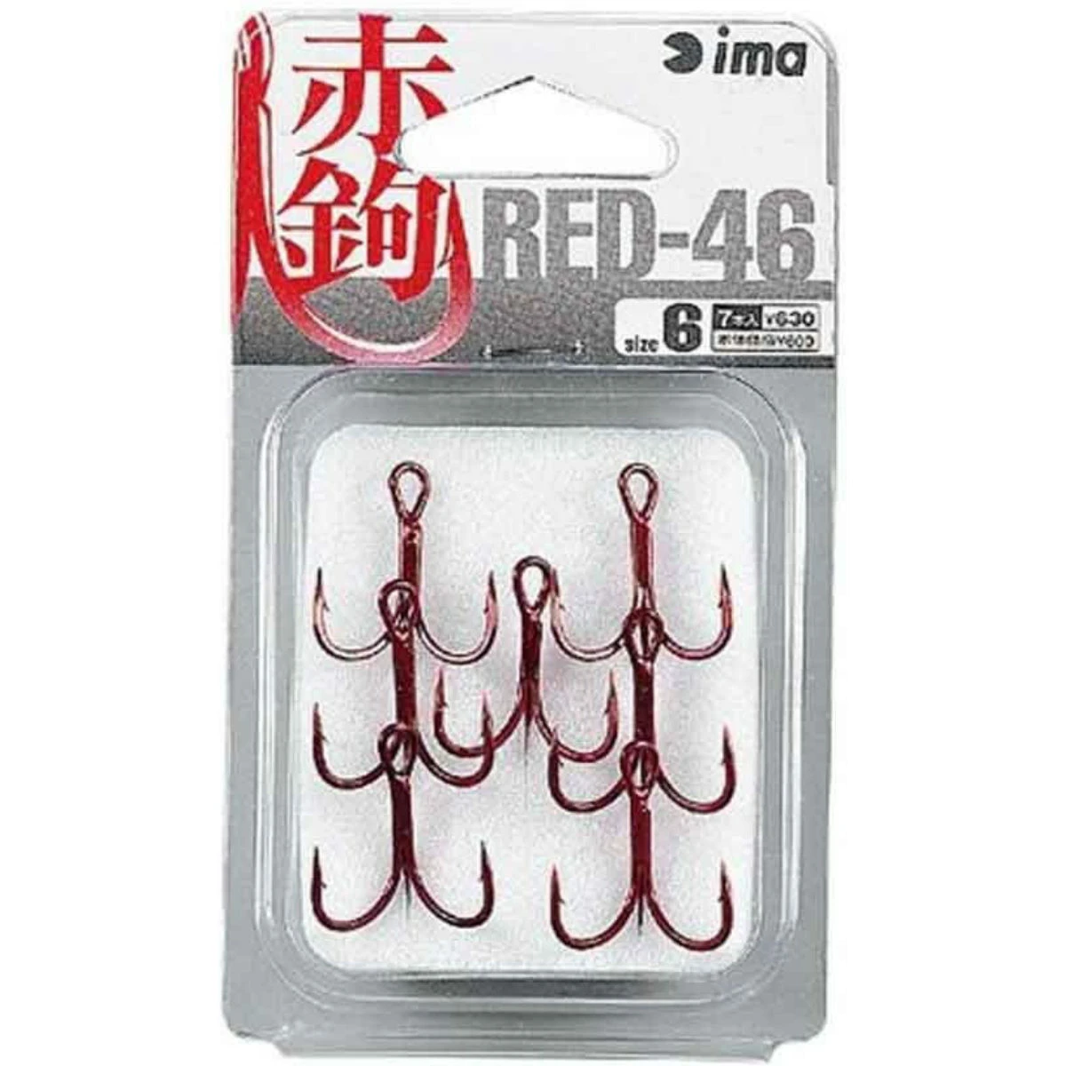 IMA Red 46 Üçlü Olta İğnesi 6 Numara