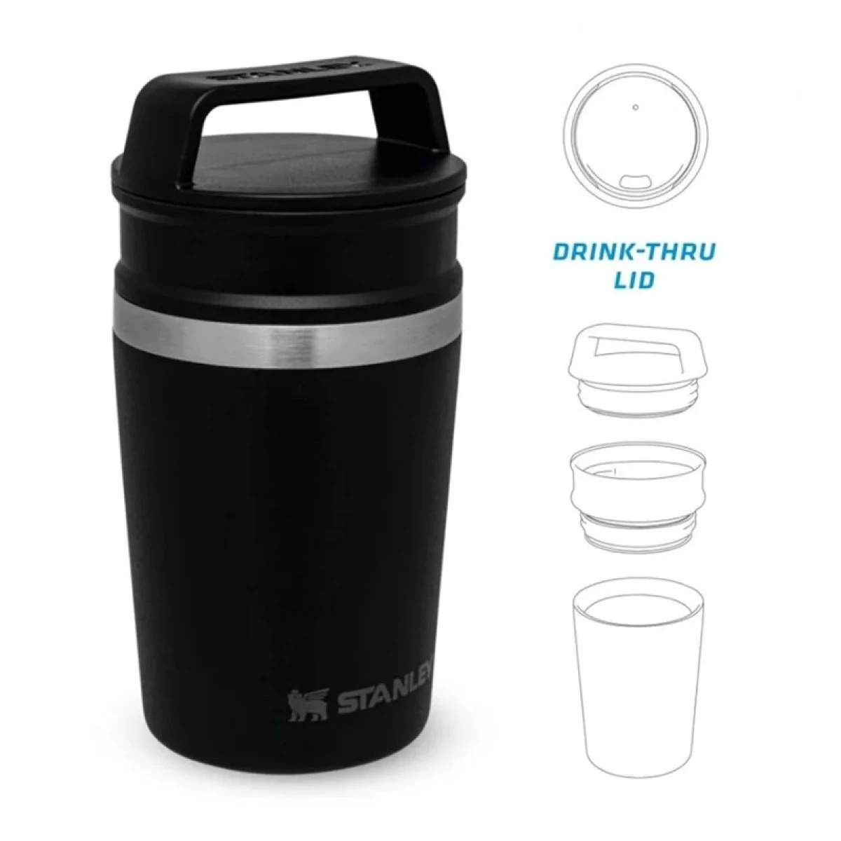 STANLEY Adventure 0,23L Termos - Siyah