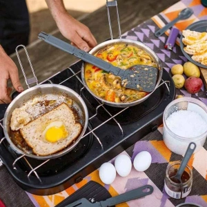 Stanley Adventure Çelik Kamp Pişirme Seti (19 Parça Set) 3,5 LT