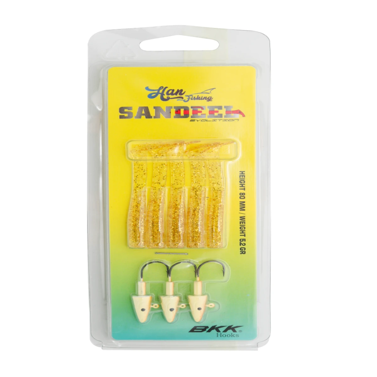 HANFISH Sandeel 8 cm 5.2 gr 5+3 Silikon Yem SL-810 Sandfish