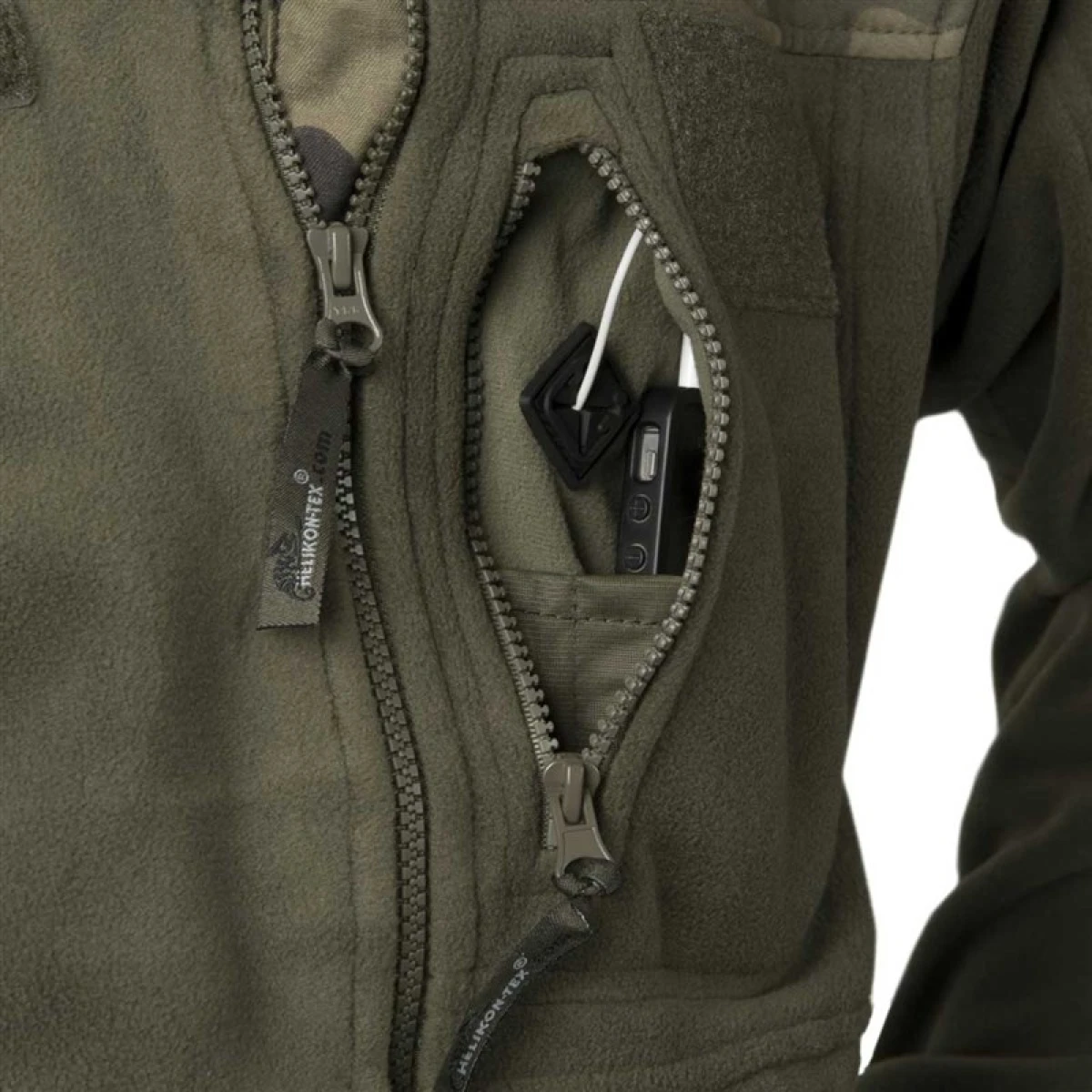 HELIKON TEX Polısh Infantry Jacket - Fleece BLACK - XLarge