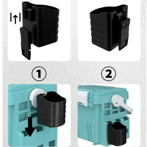 MEBAO Bardak Ve Suluk Tutucu Beyaz MBLB1045W