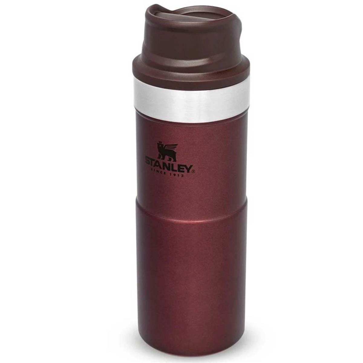 Stanley İnce Gövde Klasik Trigger-Action Termos Bardak 0.35 LT -Bordo