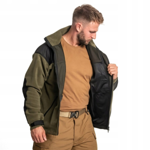 HELiKON TEX Classıc Army Jacket - Fleece OLIVE/BLACK - Large Regular