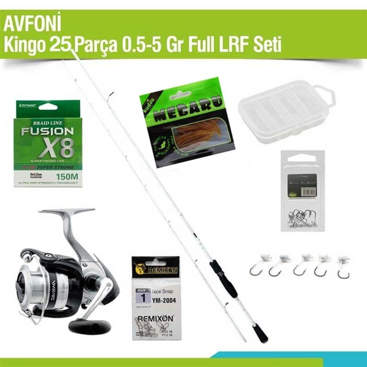AVFONİ Kingo 25 Parça 0.5-5 Gr Full LRF Seti