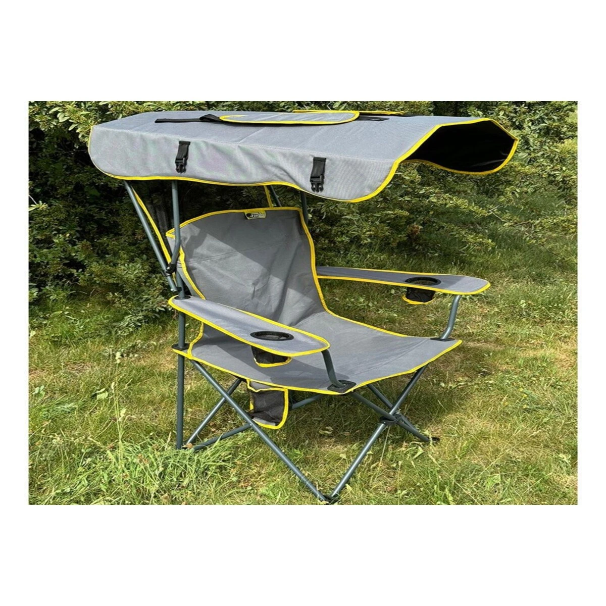 FUNKY CHAIRS Tenteli Gölgelikli Kamp Sandalyesi - Gri