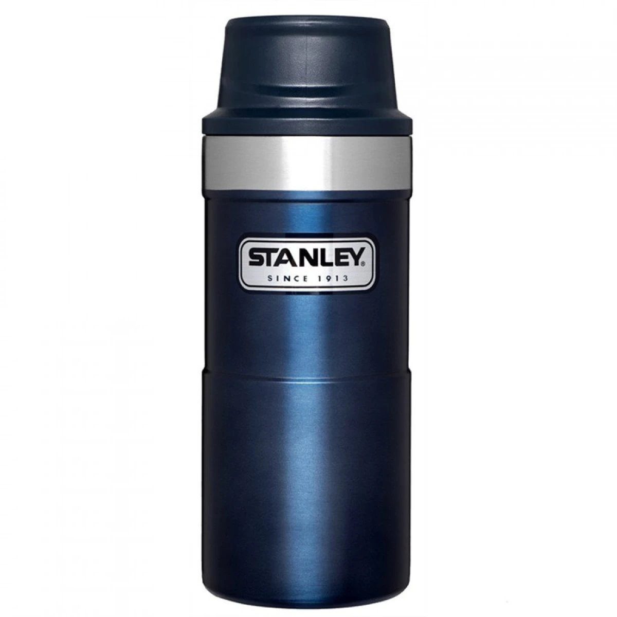 STANLEY One-Hand 2.0 Çelik Termos Bardak 0,35 LT Lacivert