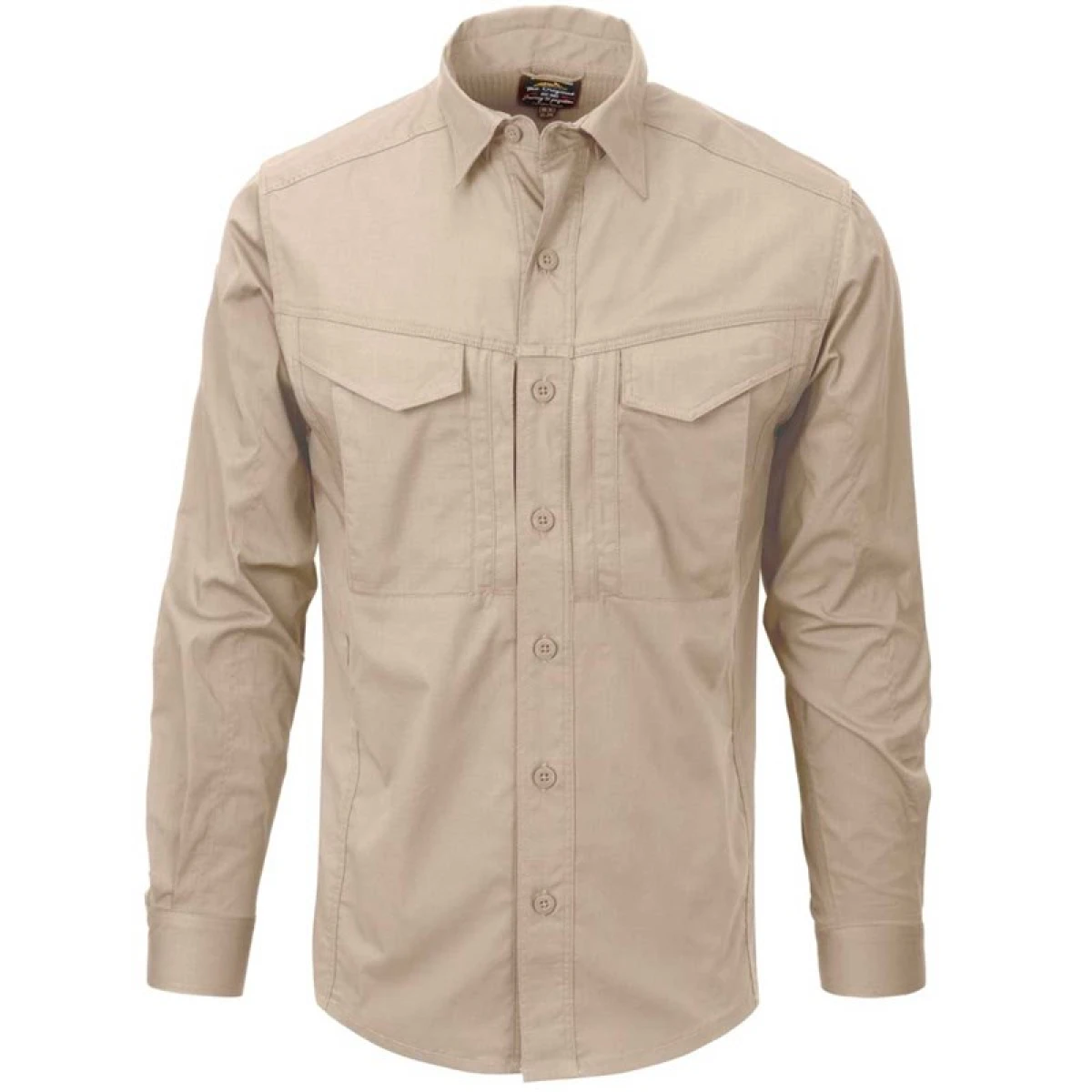 HELIKON TEX Defender Mk2 Shirt Long Sleeve - Polycotton Ripstop KHAKI - L