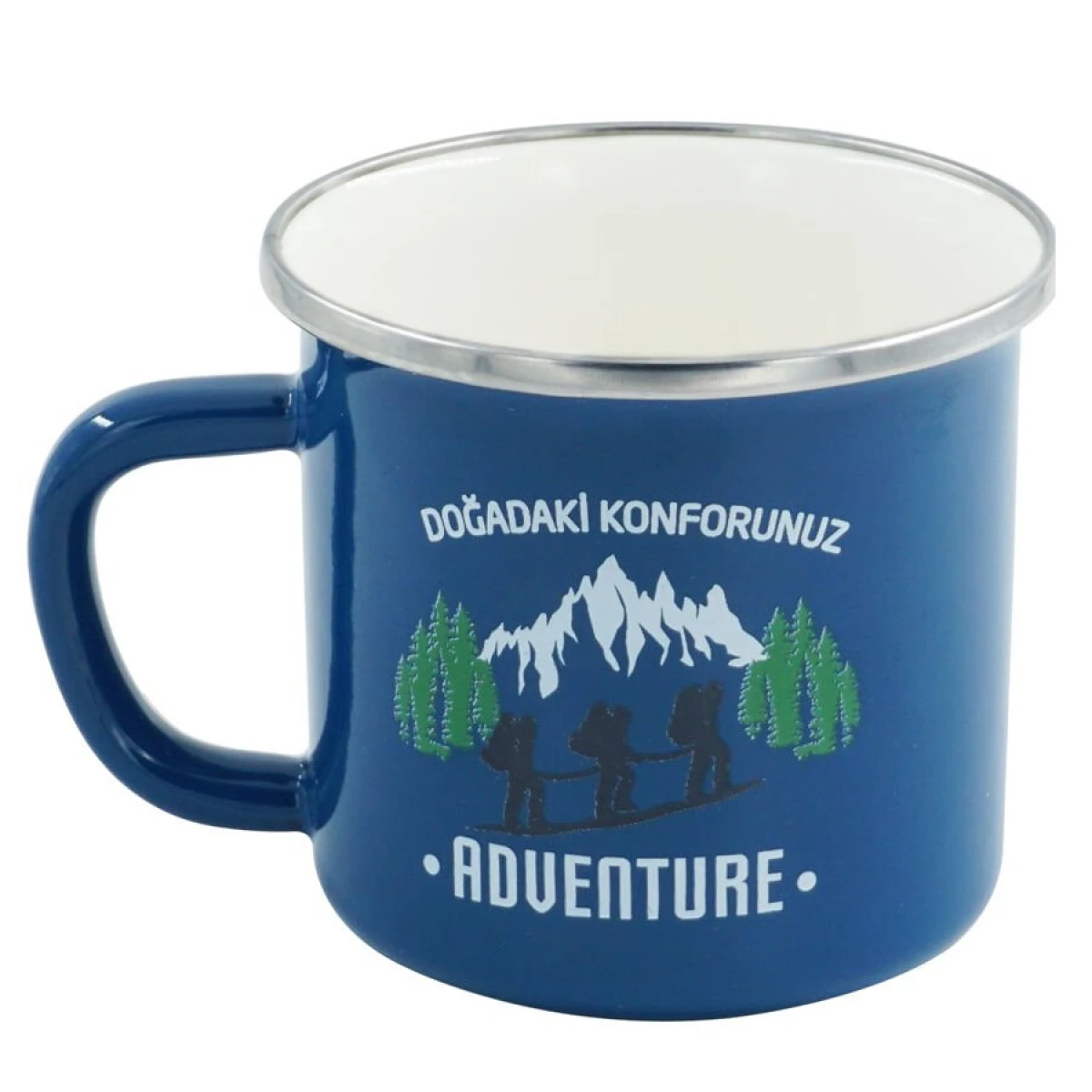 Orcamp Emaye Kupa 330 ml Mavi Adventure