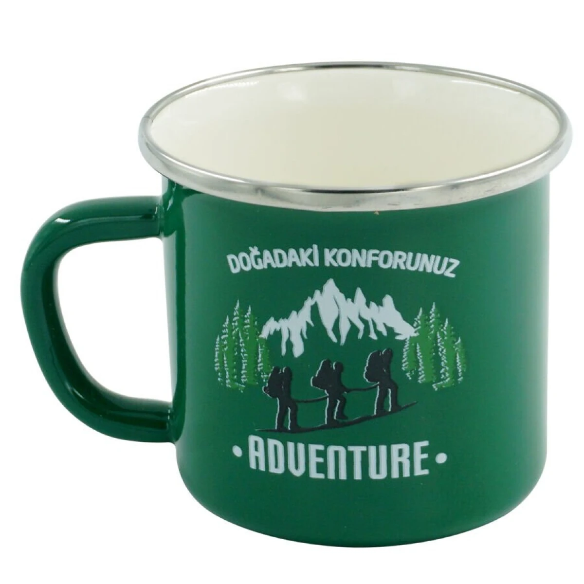 Orcamp Emaye Kupa 330 ml Yeşil Adventure