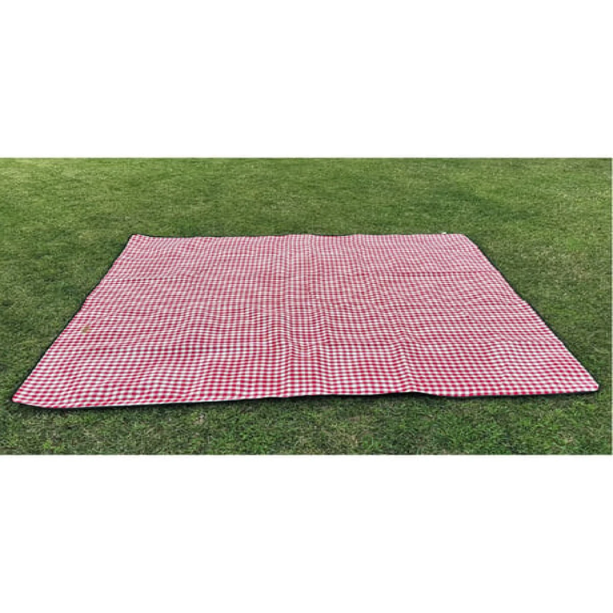 CAMPOUT Pi̇knik Örtüsü 250x200 cm - KARELİ KIRMIZI