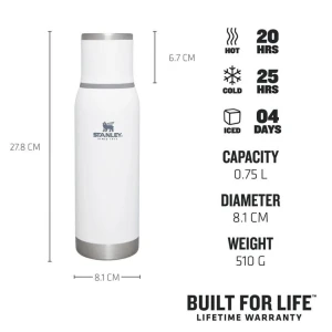 Stanley Adventure To-Go Vakumlu Paslanmaz Çelik Termos 0,75 Lt - Beyaz