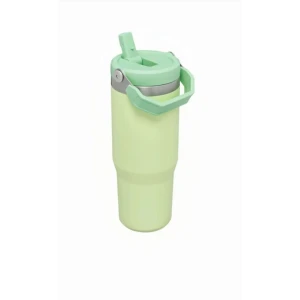 Stanley The IceFlow Flip Straw Pipetli Termos Bardak 0,89 LT - Açık Yeşil